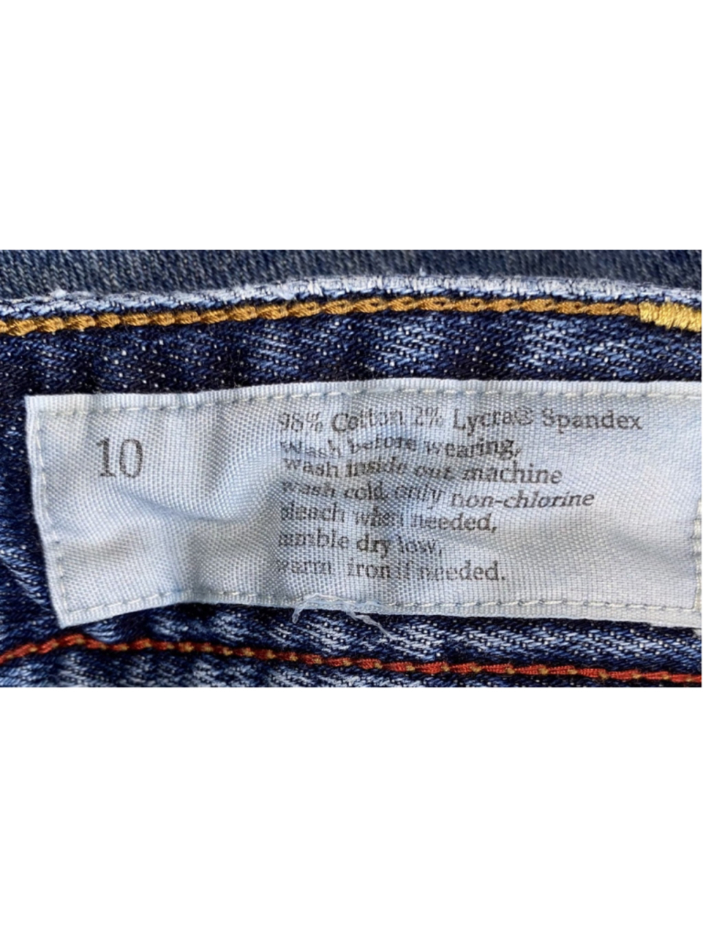LOFT Curvy Boot Jeans Womens 10 Blue Medium Wash Mid Rise Bootcut Denim - Picture 6 of 10
